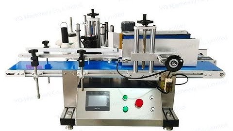 Direct Manufacturer for desktop sticker labelling machine with conveyor round bottle labeler