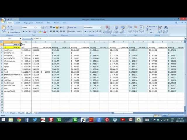 Using Excel to budget - part 3 - daily cash flow management - YouTube using-excel-to-budget-part-3-daily-cash-flow-management-youtube