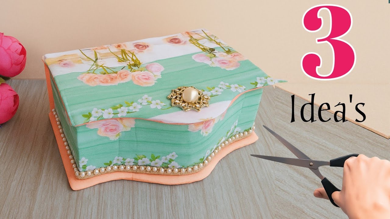 3 Creative Cardboard Transforming Idea's | DIY Cardboard organizer| 