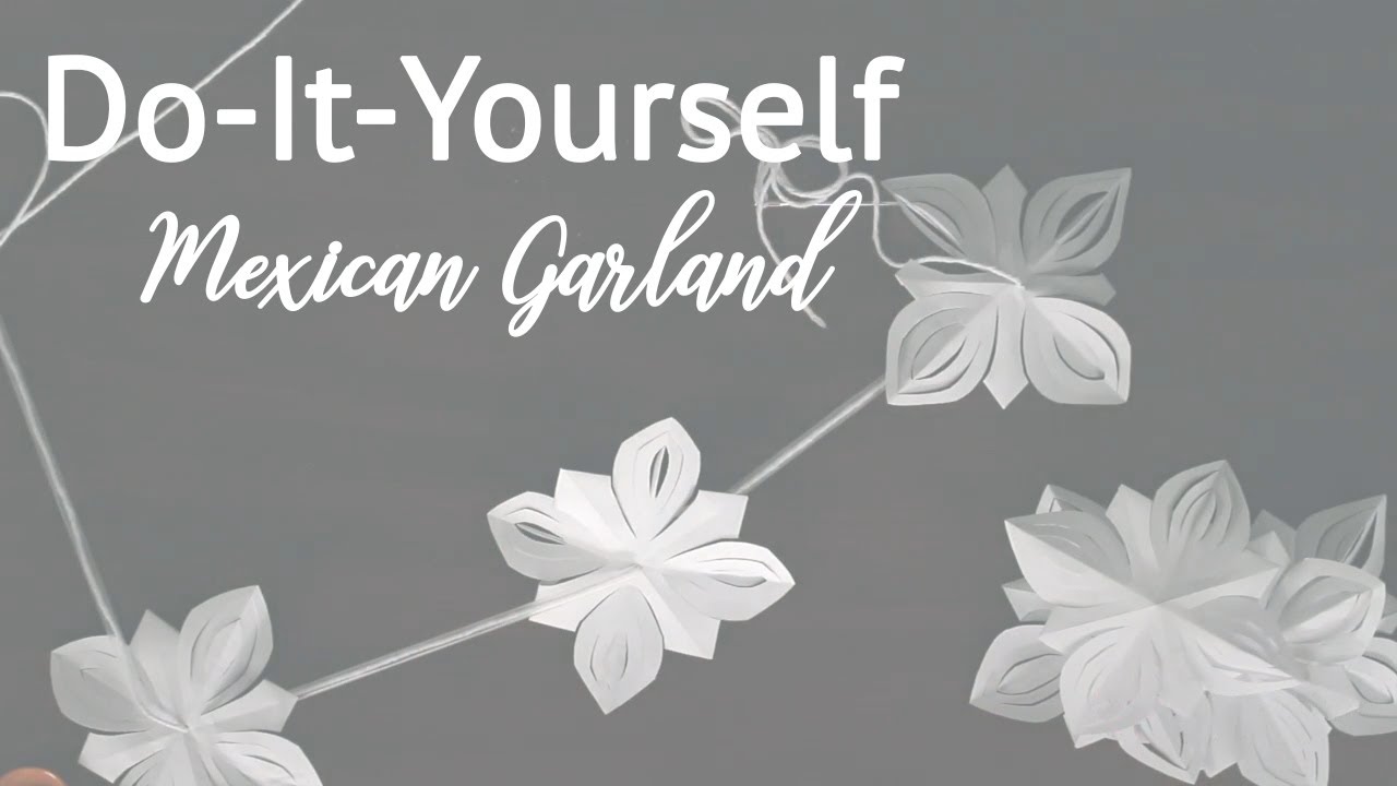 DIY Traditional Mexican Garland YouTube