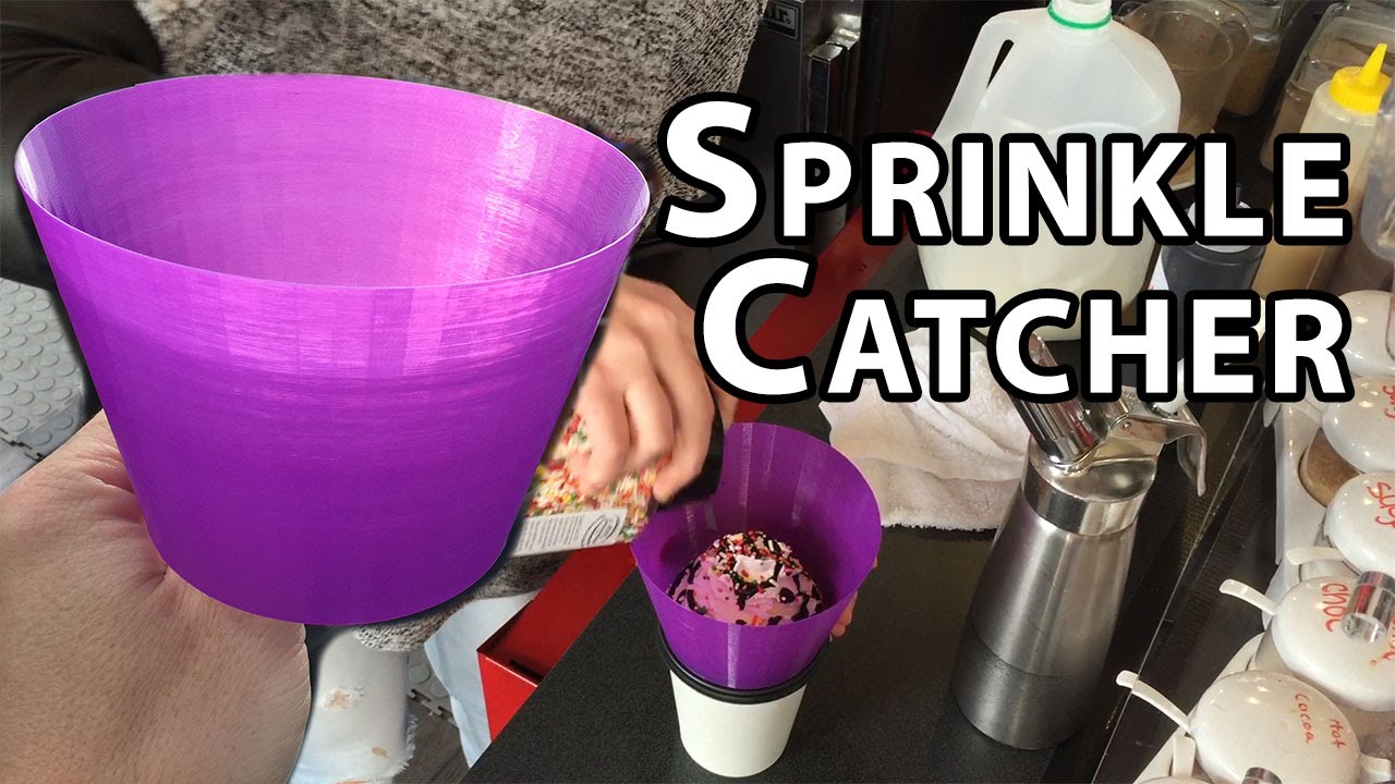 Catch the Sprinkles in Your Coffee Shop! OpenSCAD, Simplify3D