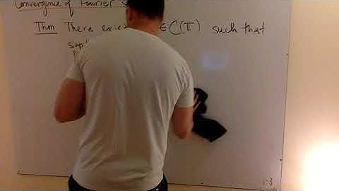 Convergence of Fourier Series