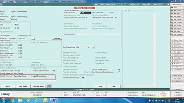 Reverse Charge Mechanism - RCM in BUSY (Hindi)