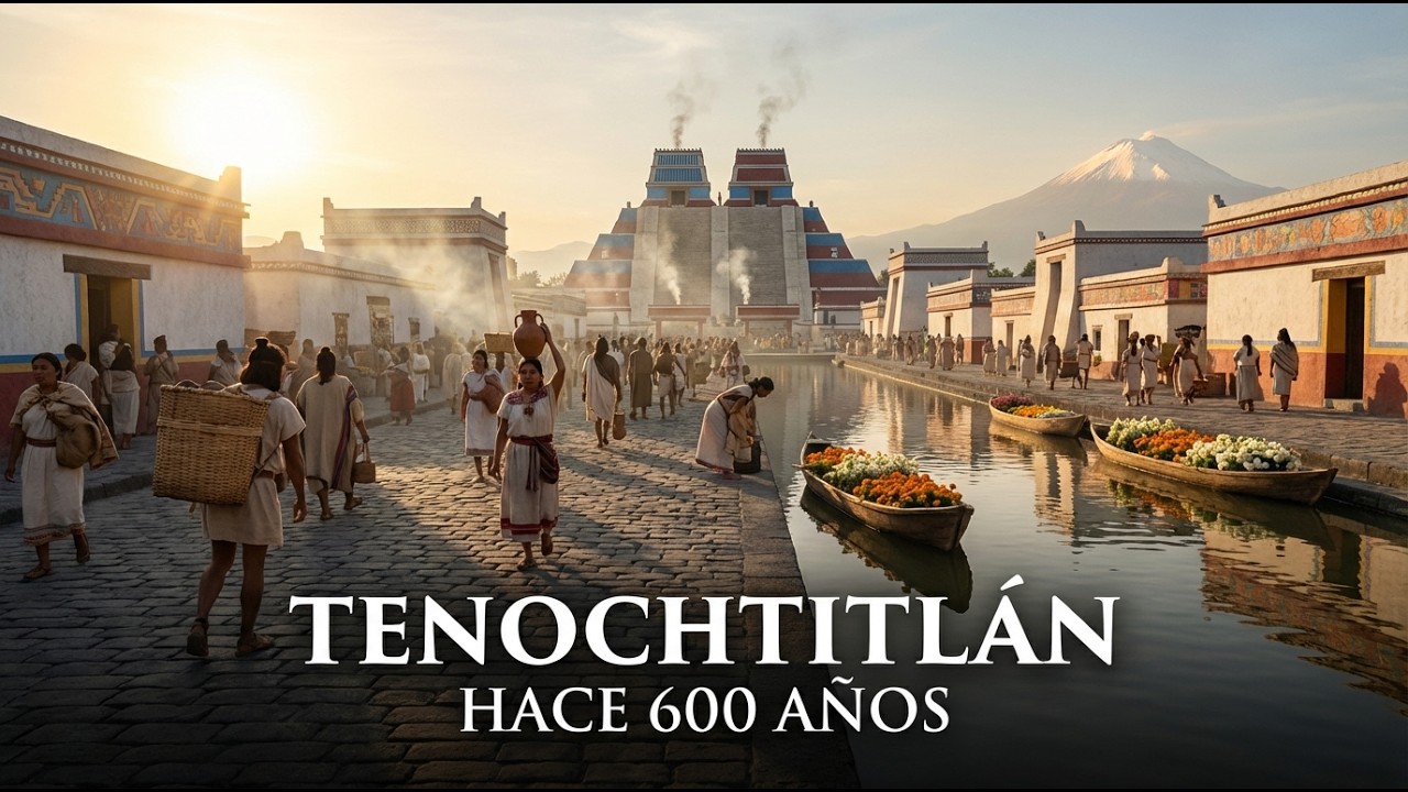 Imperio Azteca — Así Era la Vida Cotidiana en el Corazón de Tenochtitlán hace 600 Años