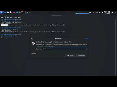 ERROR 2002 (HY000): Can't connect to local server through socket '/run/mysqld/mysqld.sock' (2)