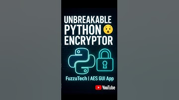 Quantum-Safe Python Encryptor! AES-256 + Kyber512 = Uncrackable Security 🔐 #FuzzuTech #CyberSecurity