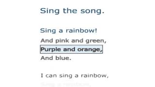 Учим цвета на английском  Радуга  Песня на английском языке субтитры