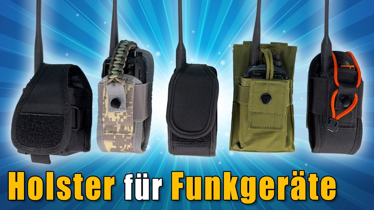 Holster für Handfunkgeräte 👜 Icom, Yeasu, Kenwood, Quansheng & Baofeng