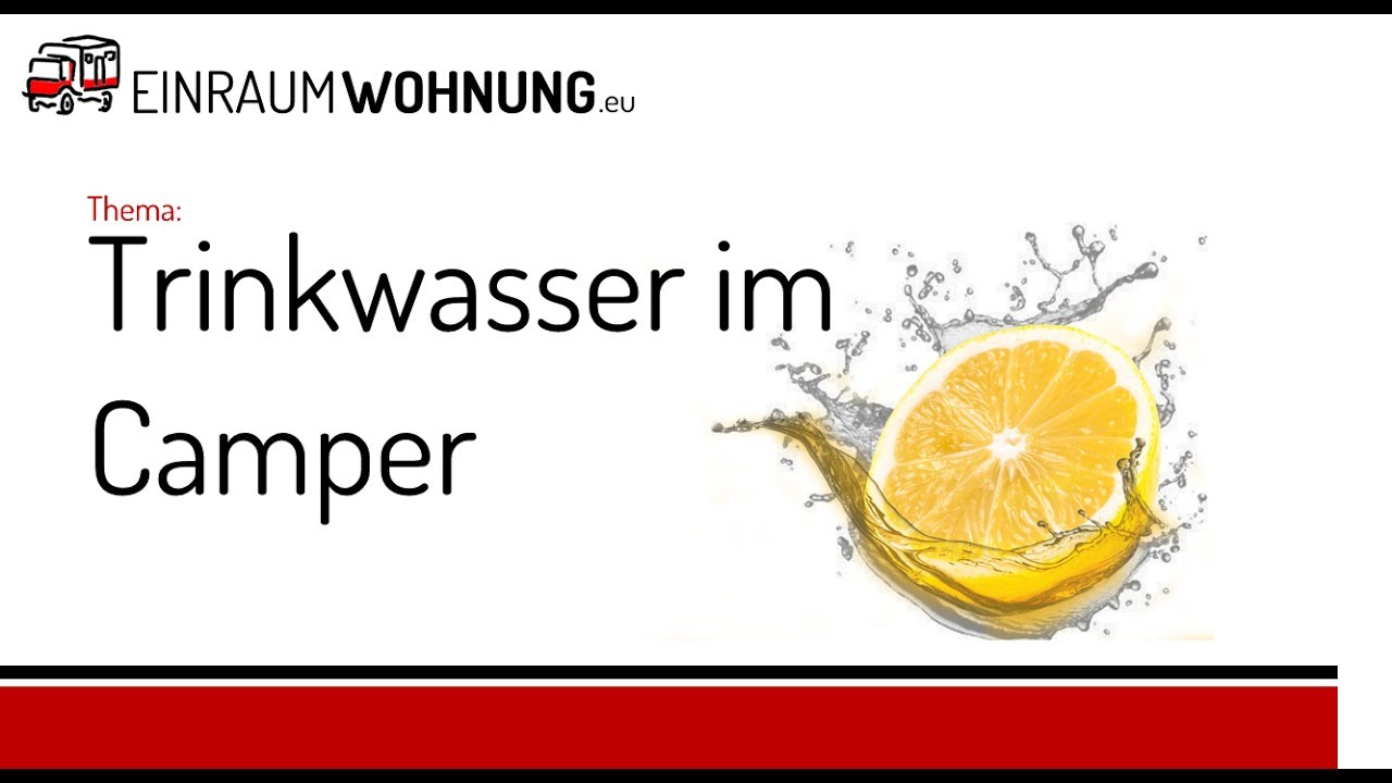 Trinkwasserhygiene im Camper