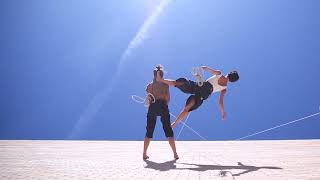 Vertical Dance Contact, real time