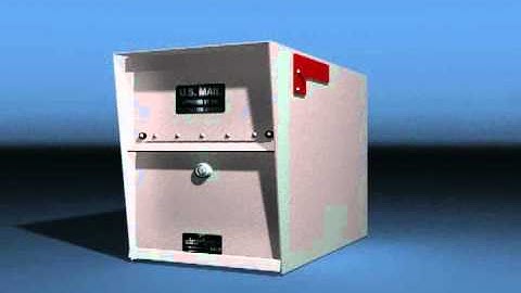 The Letter Locker Mailbox with the "Claw" Locking Mechanism