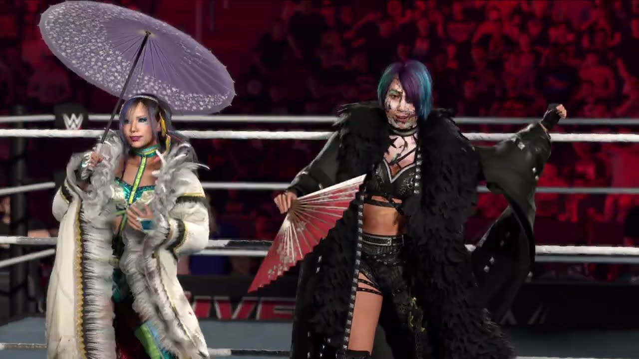 WWE 2K26 Kairi Sane & Zelina Vega vs. Charlotte Flair & Alexa