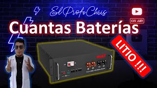 🔋 How to Calculate Lithium Batteries for a Home | 12V - 24V - 48V Explained with Examples
