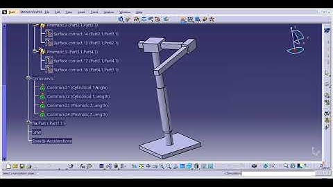 catia v5 assembly and simulation ##45: (cartesian  robot simulation)