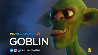 #3d #skulpting #blender - Goblin Timelapse