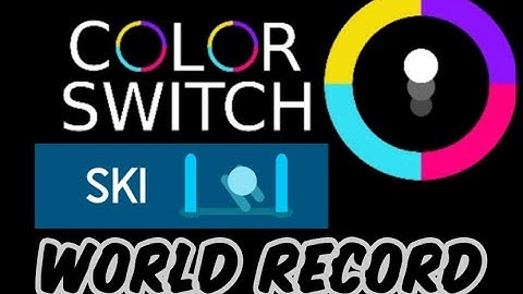 Color Switch Ski 1-10 WORLD RECORD