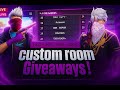 FREE FIRE LIVE 🔥 GOLDEN HIPHOP + SAKURA BUNDLE | CUSTOM ROOM &amp; 1V1 #freefire #shorts