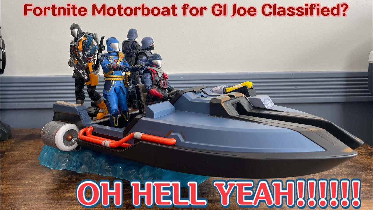 Fortnite Motorboat for GI Joe Classified by Hasbro
