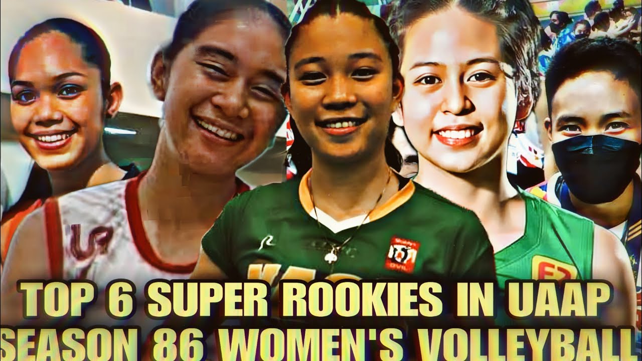 TOP 6 SUPER ROOKIES IN UAAP SEASON 86 WOMEN'S VOLLEYBALL😱 - YouTube