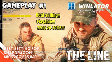 Winlator 6.1 | Spec Ops The Line | Android Emulator low end | Poco F1 Snapdragon 845