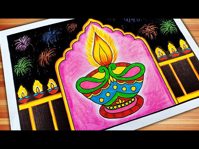 Free Vector | Happy diwali background with ganesha