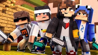 Minecraft : BED WARS EM SQUAD! 30 MINUTOS DE BED WARS