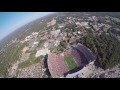 POV skydiving into Clemson Memorial Stadium (Death Valley)