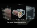 6 Plaster Bamboo Test Tubes Ant Farm House with Feeding Area Pet Anthill Workshops Ant Nest Ins