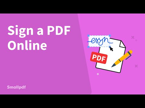 How to Sign a PDF Online with Smallpdf