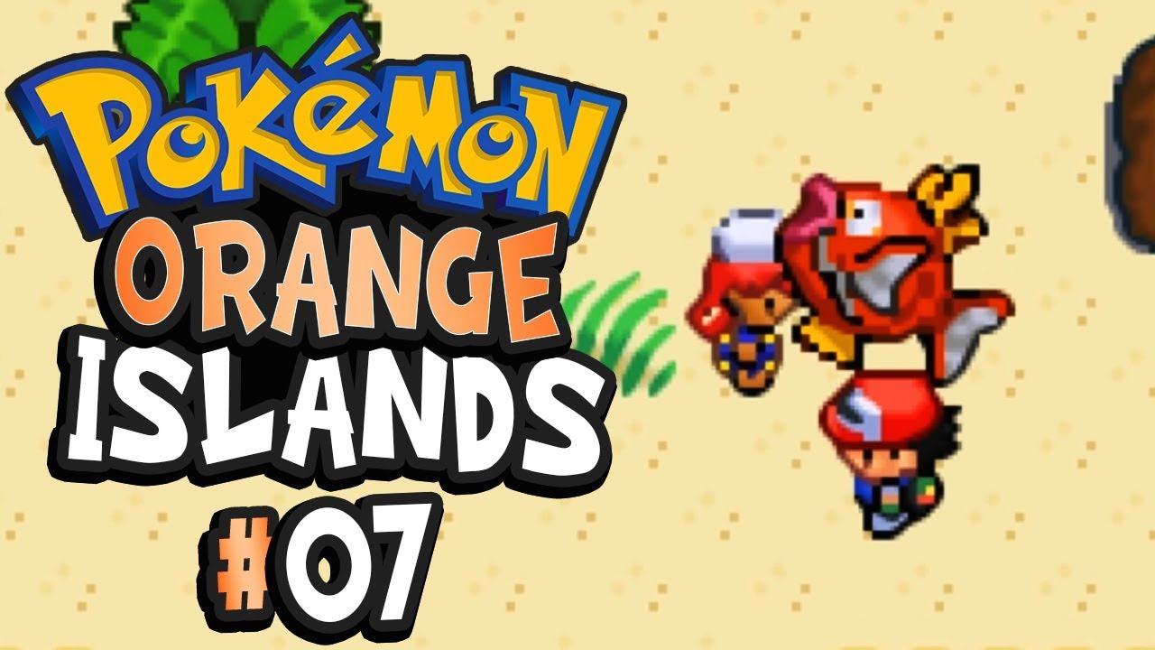 Magikarp Gameboy Pokemon Orange Islands Part 7 GIANT MAGIKARP - GBA Rom hack Gameplay ...
