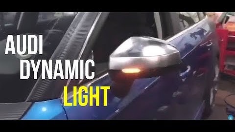 AUDI / DYNAMIC mirror turn LIGHT retrofit 💡