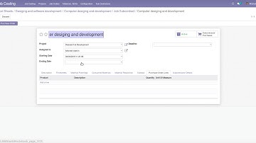 How to manage to Subcontract in Job Order | Odoo Apps Features #odoo #manage #Subcontract