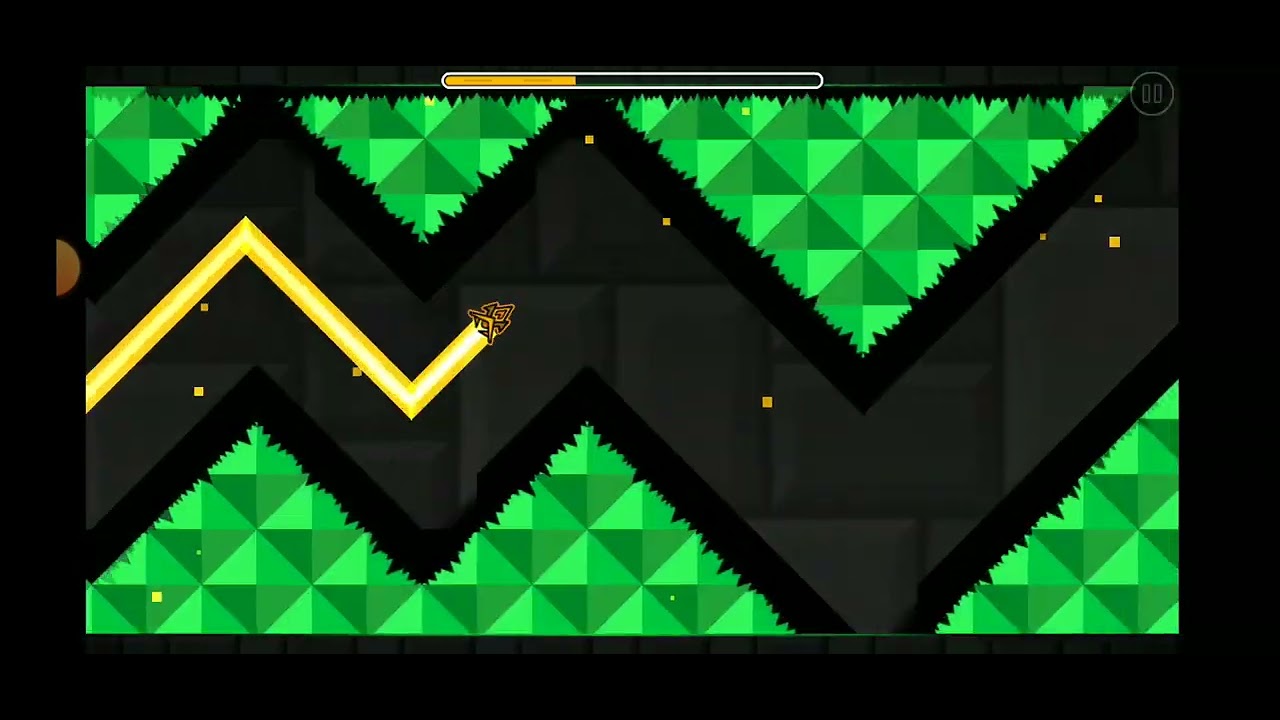 Прошёл уровень Forest Teamle 100% в Geometry dash