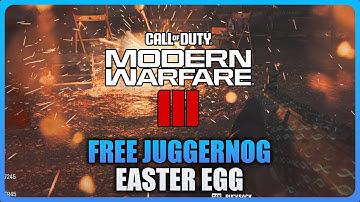MW3 Zombies - Free JUGGERNOG Easter Egg (Free Secret Perk)