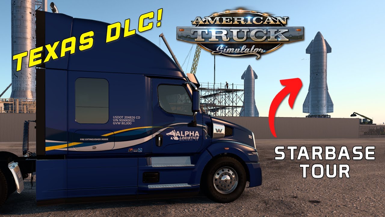 SpaceX Starbase in American Truck Simulator Texas DLC! | A Short Tour