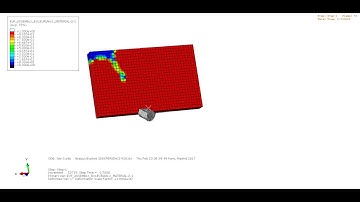 Simulation Abaqus n°13 Interaction solide/fluide