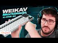 ¿Qué tal van los teclados magnéticos premontados de Aliexpress? - Review Weikav x Morkblade K-One 80