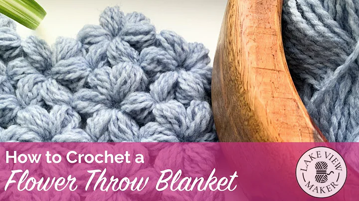 Create a Stunning Crochet Flower Throw Blanket