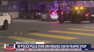 Driverless car pulled over by San Francisco police | LiveNOW from FOX