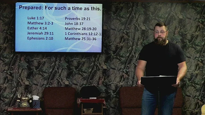 Prepared: For such a time as this - Brother James ...