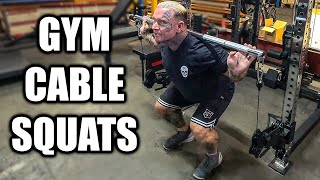LEE PRIEST: CABLE SQUATS| ATX® Power Cage with Cables | ATX-FCR-780