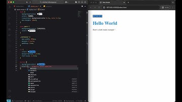 How to Add Dark Mode to Your Website (HTML, CSS & JavaScript)