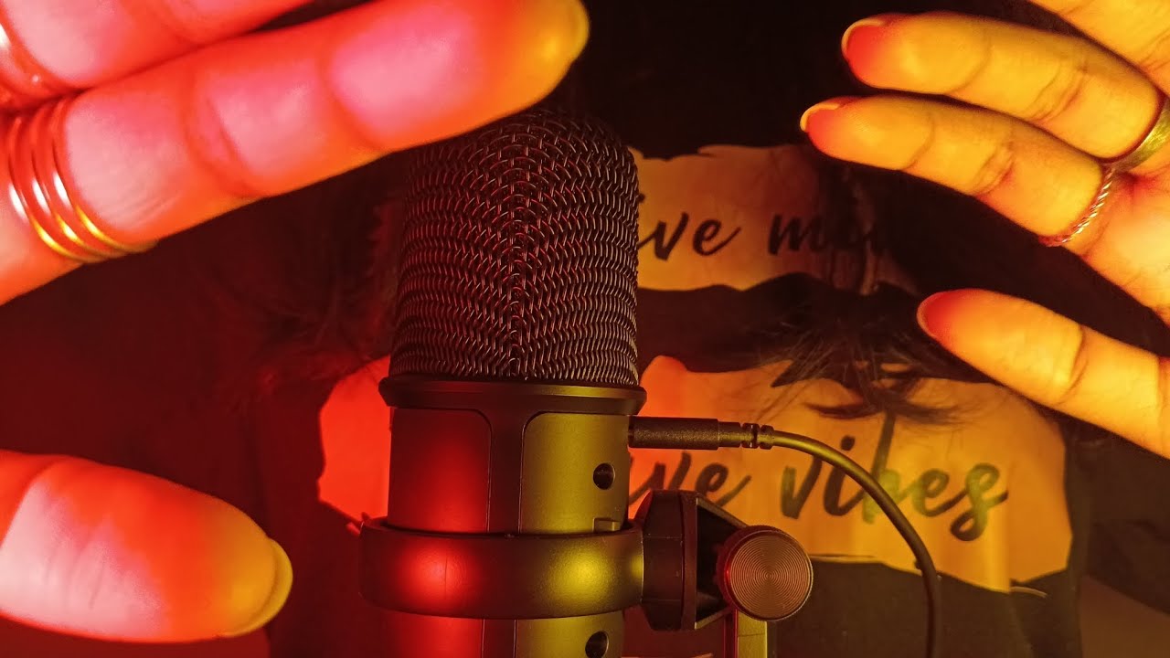 ASMR Relaxing Mouth Sounds with Gentle Hand Movements (No Talking)