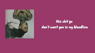 Download Lagu BLOODLINE by Ariana grande | lirik lagu MP3 Download Lagu BLOODLINE by Ariana grande | lirik lagu MP3