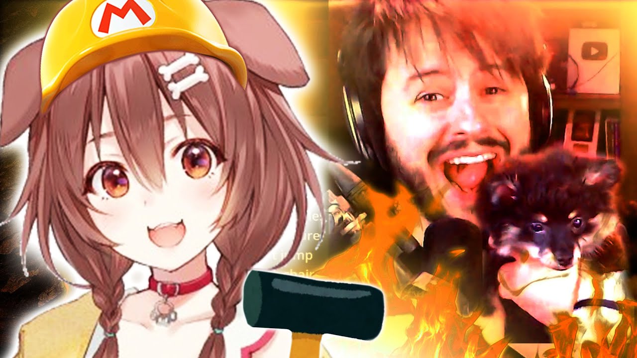 Korone made a Mario Maker 2 level and it's INSANE