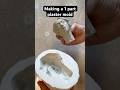Making a 1 part plaster mold of a clay face. #moldmaking #plaster #ceramics #clay #sculpture #art