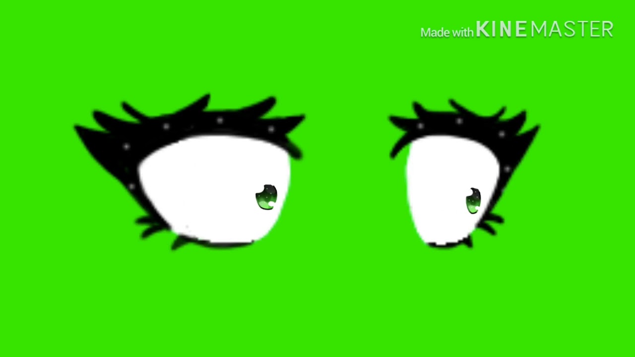 Green screen Eyes} Free to use Gacha Life -   Greenscreen, Green  screen video backgrounds, Cartoon art styles