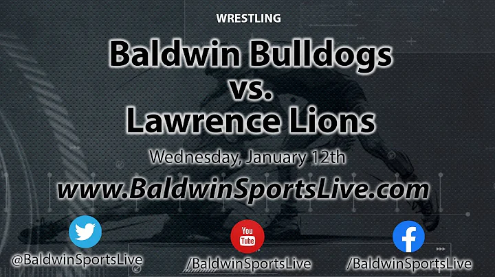 Baldwin Bulldogs vs. Lawrence Lions (Wrestling Dua...