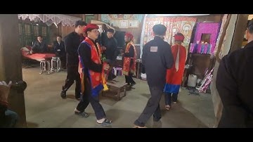 Trích đoạn múa rùa trong nghi lễ  cấp sắc của người Dao đỏ