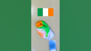 What colour do mixed flags make? (part 2)- dough edition #colormixing #mixing